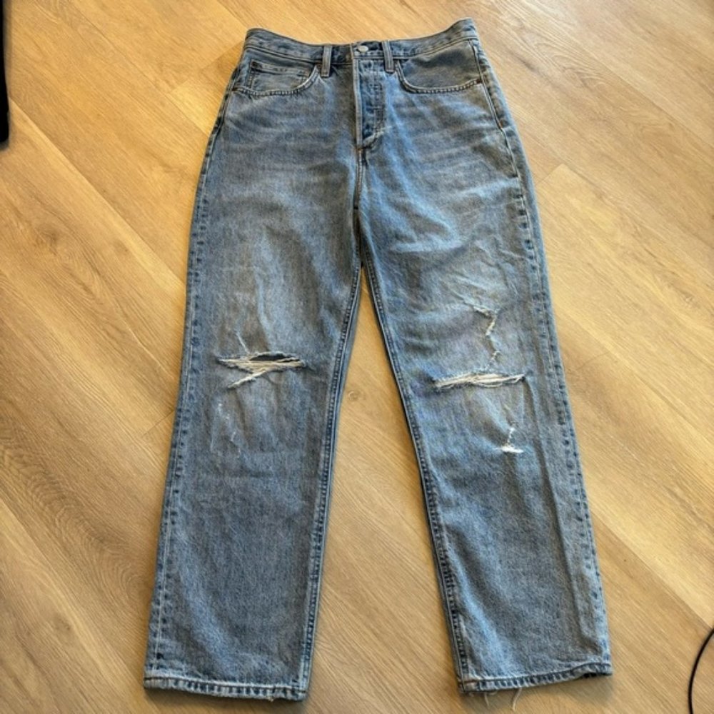 Aritzia Denim Forum The Joni High Rise Loose 26l Jeans